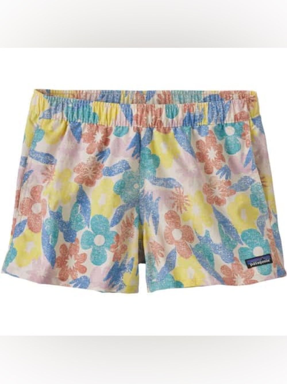 Patagonia Women's Barely Baggies Shorts 2.5" - Channeling Spring/Natural
